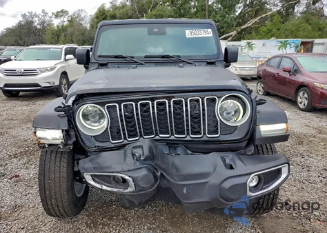 2024 Jeep Wrangler Sahara from USA, damaged, VIN 1C4PJXEN6RW360392